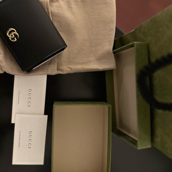 Gucci Leather Card Case Wallet - Picture 10 of 13